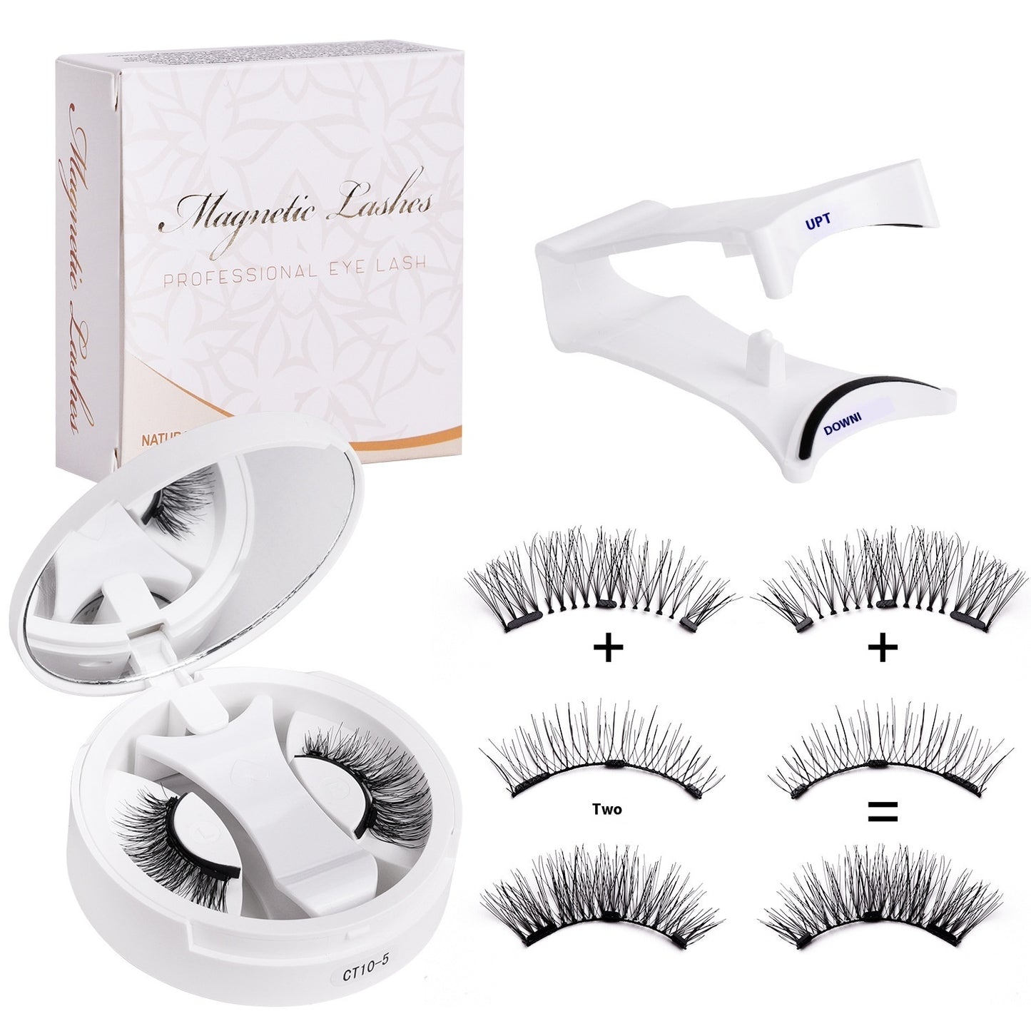 StyleSparkz Magnetic Eyelashes + Mirror Case + Applicator