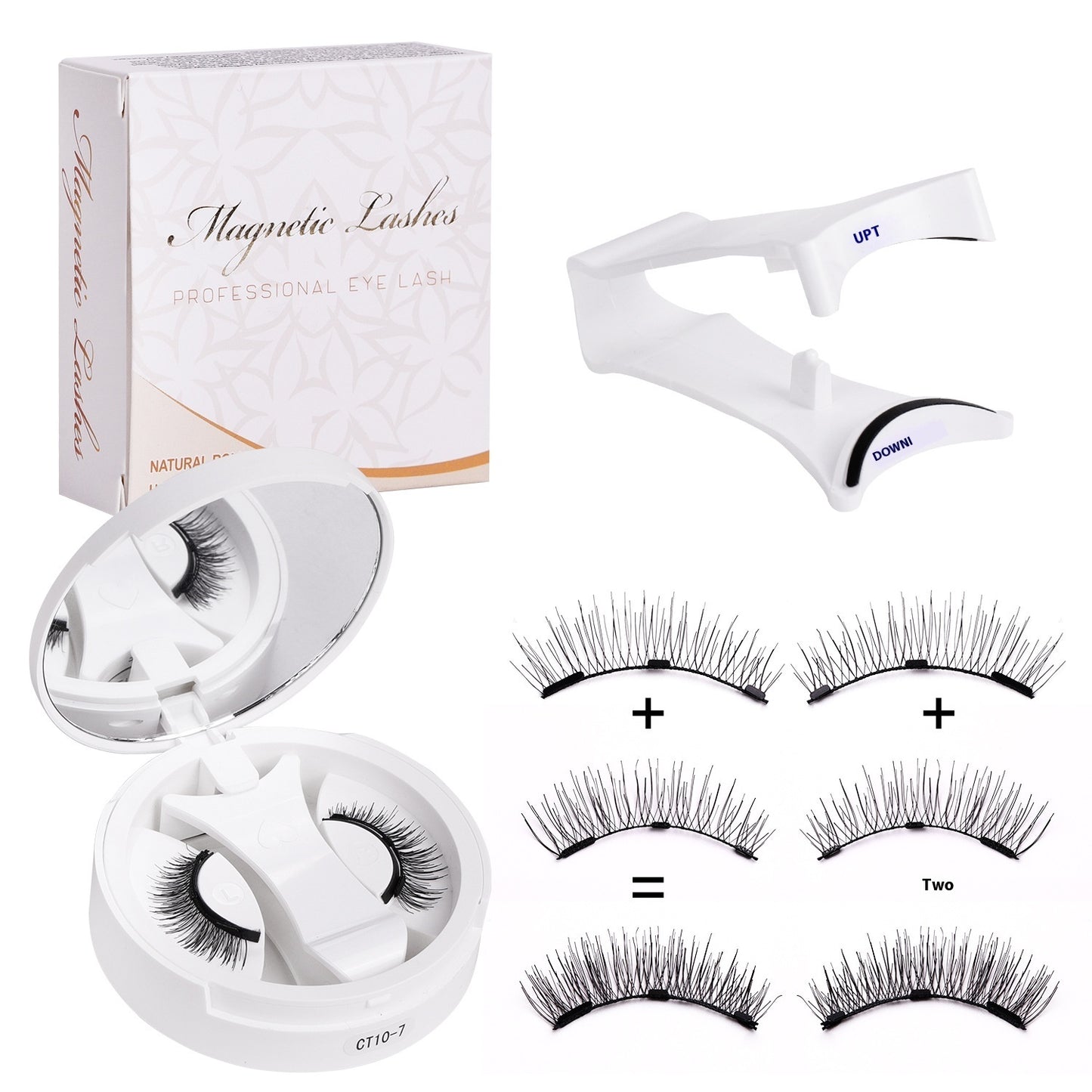 StyleSparkz Magnetic Eyelashes + Mirror Case + Applicator