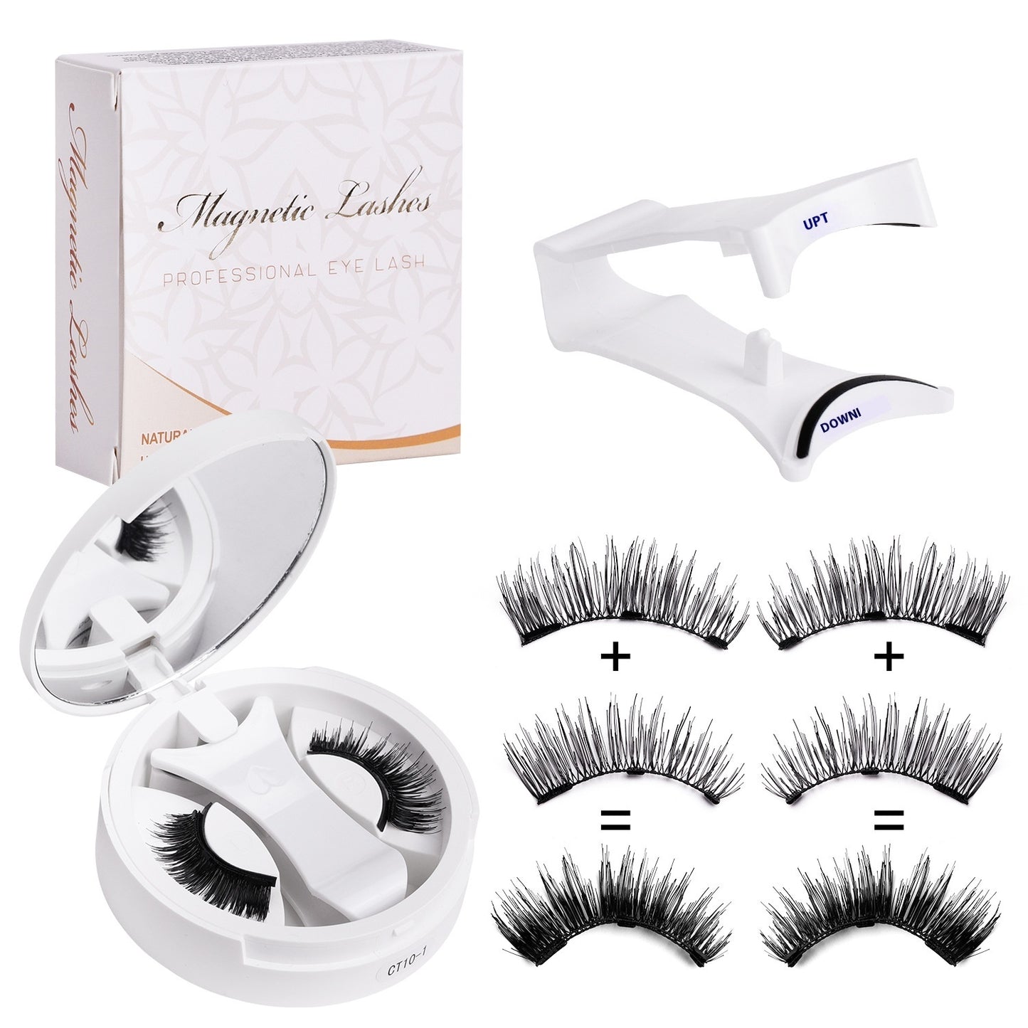 StyleSparkz Magnetic Eyelashes + Mirror Case + Applicator