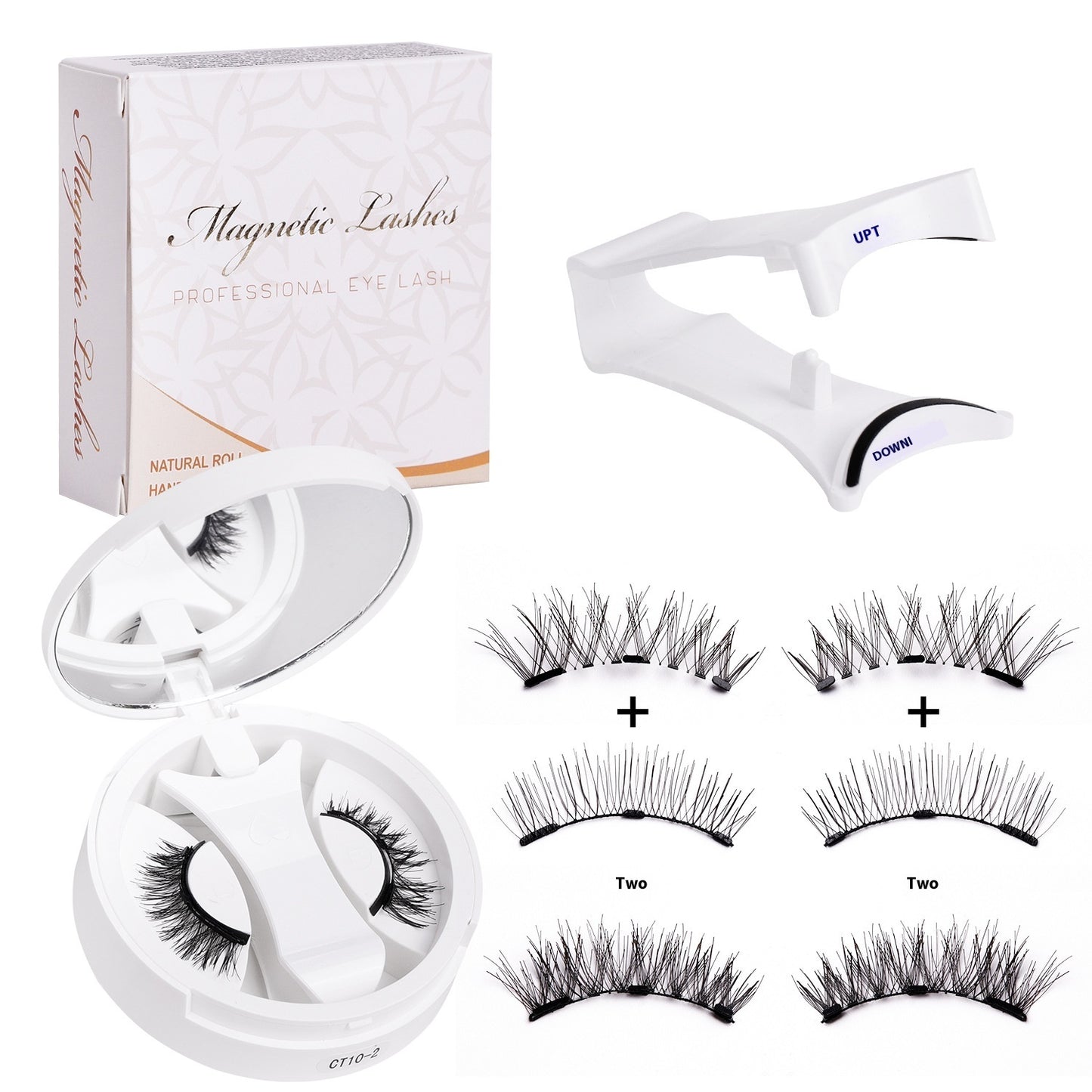 StyleSparkz Magnetic Eyelashes + Mirror Case + Applicator
