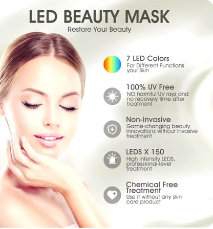 StyleSparkz 7 Color LED Face Mask