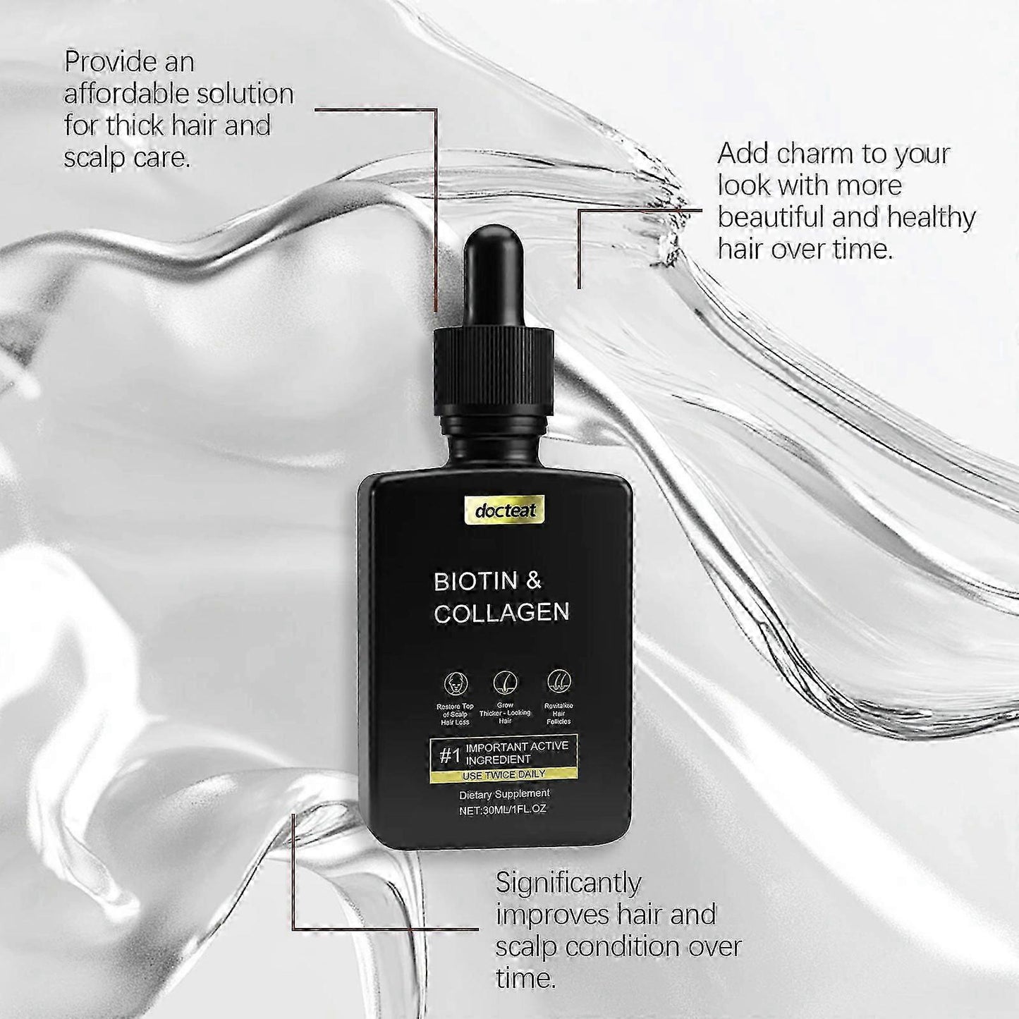 StyleSparkz Biotin+Collagen Liquid Drops