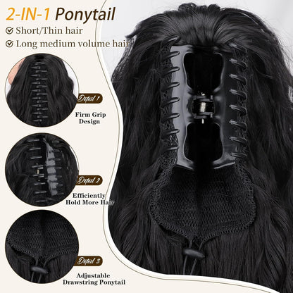 StyleSparkz 18" Curly Pony Tail Hair Extension