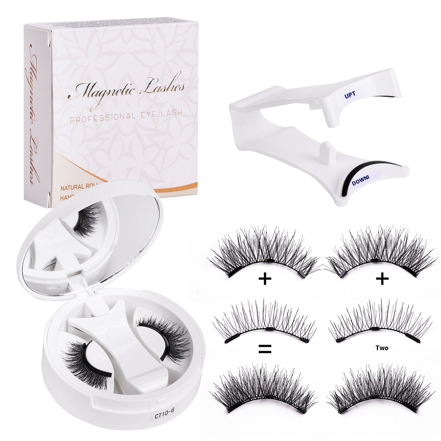 StyleSparkz Magnetic Eyelashes + Mirror Case + Applicator